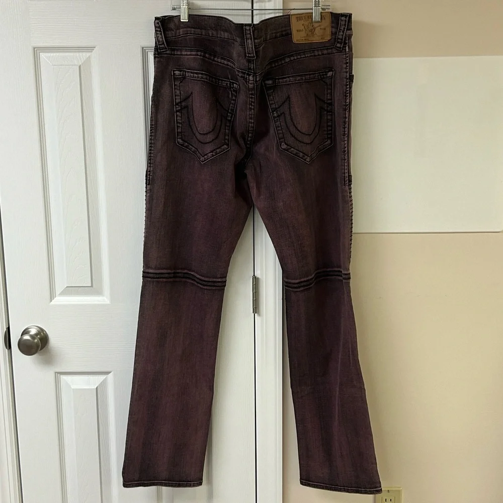 True Religion Geno Slim Moto Jeans